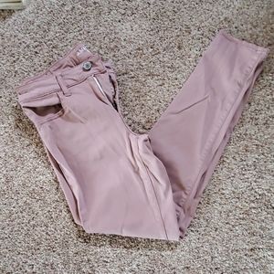 AEO mauve super stretch pants
